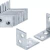 BGS technic Jeu d'équerres pour chaise | 25 x 25 x 15 mm | 12 pièces