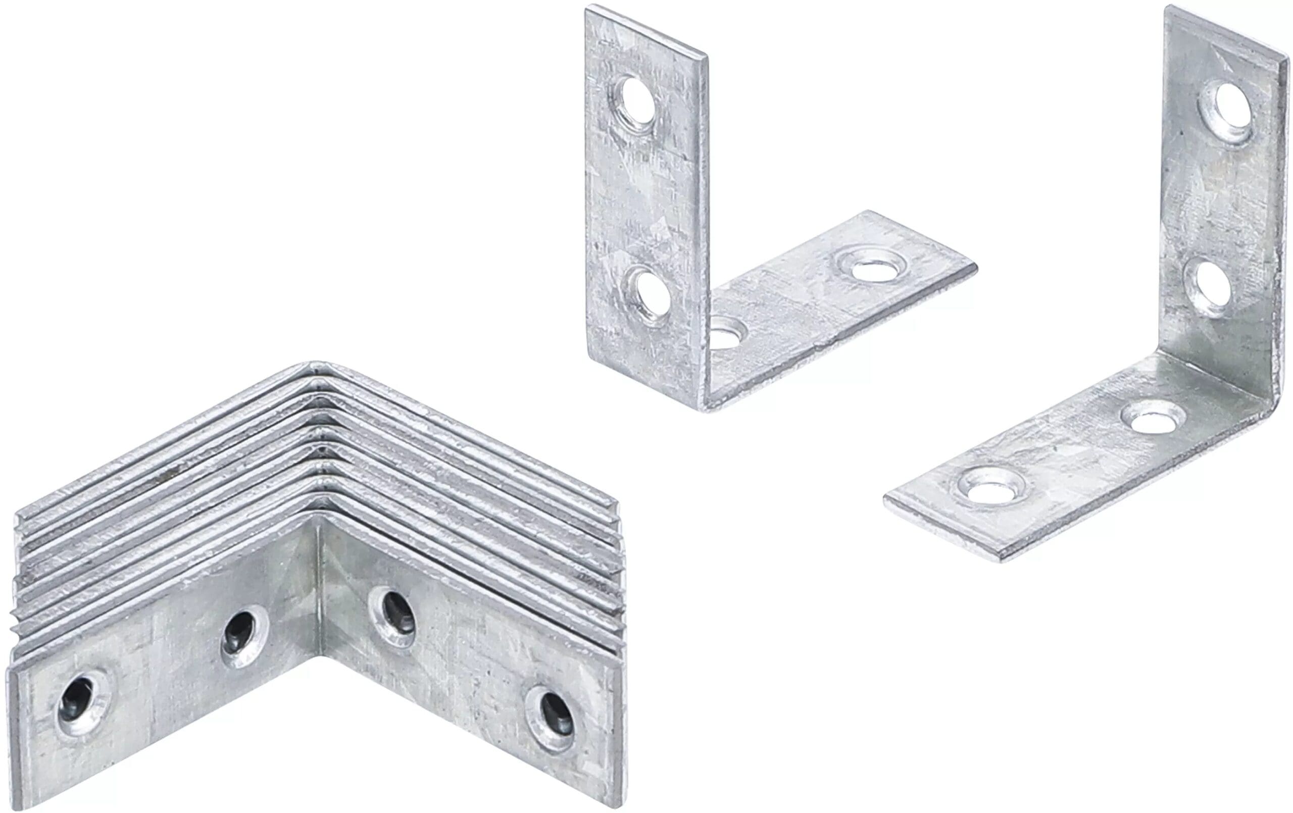 BGS technic Jeu d'équerres pour chaise | 40 x 40 x 15 mm | 12 pièces