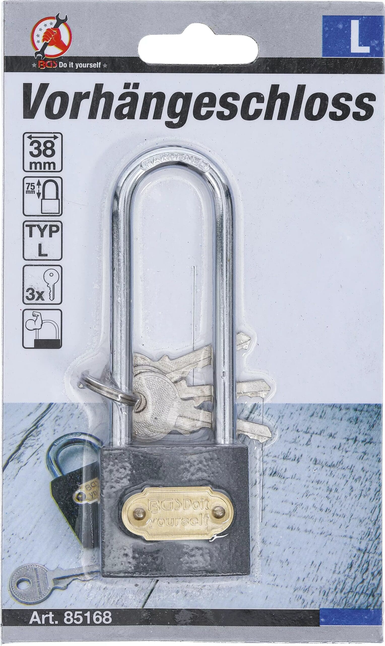 BGS technic Cadenas | type L | arceau extrahaut | BGS technic Cadenas | type L | arceau extrahaut |