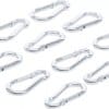 BGS technic Assortiment de crochets mousquetons | 5 x 50 mm | 12 pièces