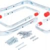 BGS technic Jeu de crochets muraux | 6 pièces