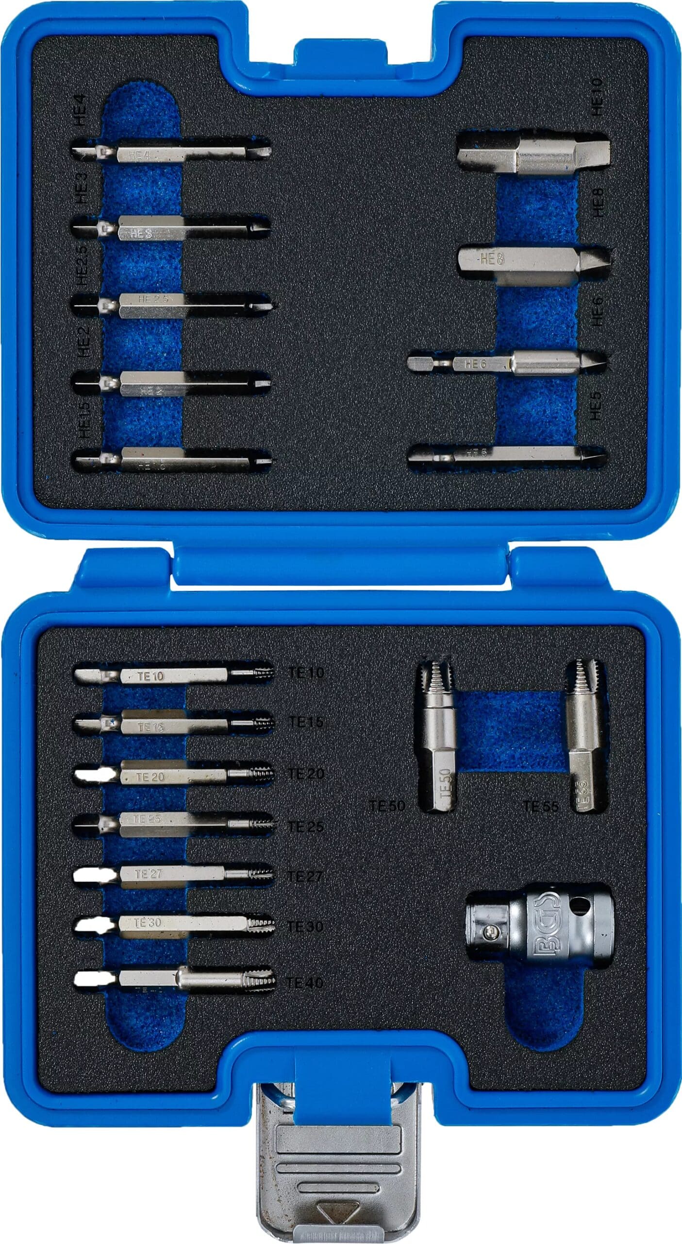 5 - 10 mm/Profil T (pour Torx) | T10 - T55 | 19 pièces 5 - 10 mm/Profil T (pour Torx) | T10 - T55 | 19 pièces