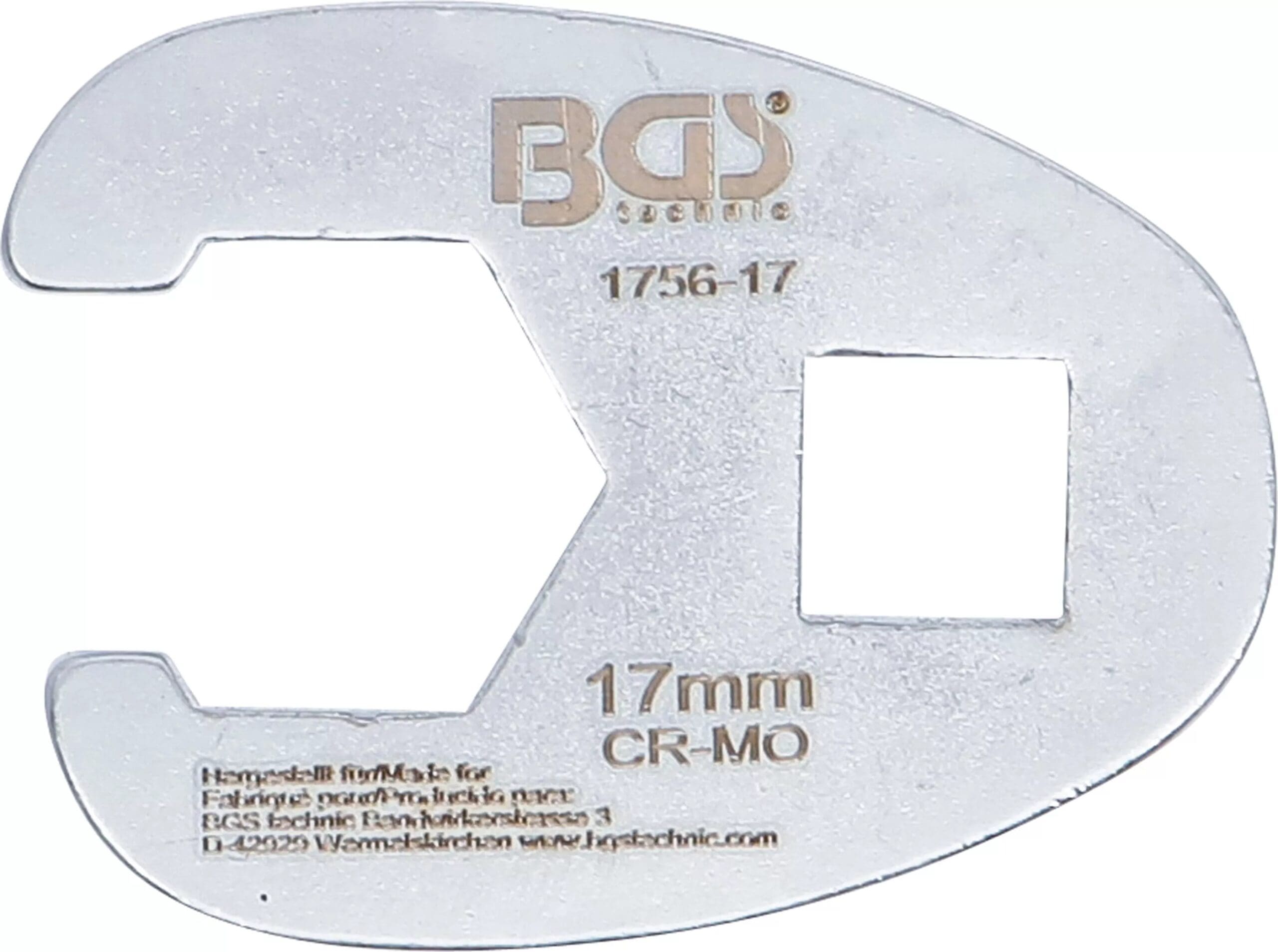 BGS technic Clé col de cygne | 10 mm (3/8) | 17 mm BGS technic Clé col de cygne | 10 mm (3/8) | 17 mm