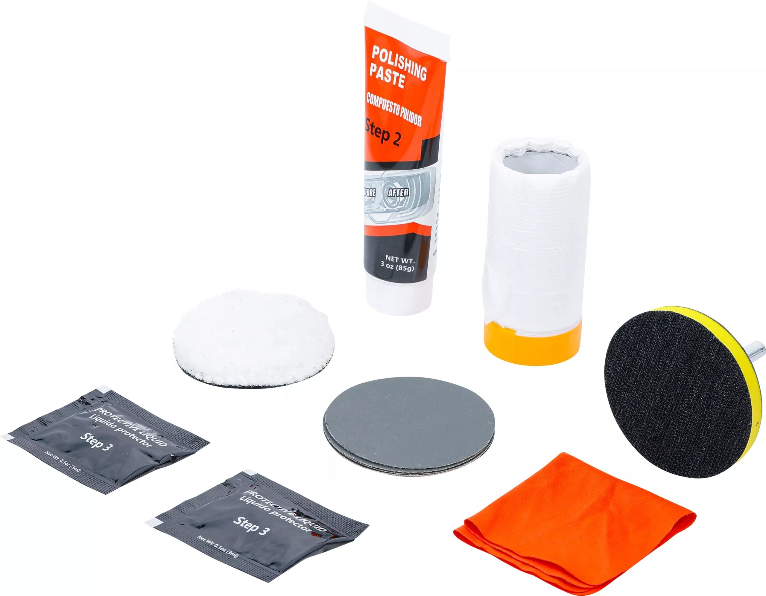 BGS technic Kit de remise en état de phares de véhicules | 14 pcs.