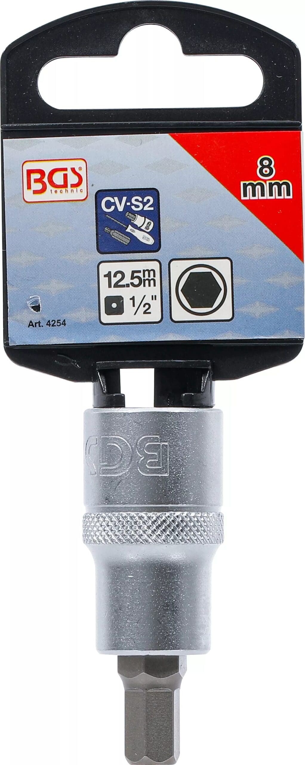 5 mm (1/2") | six pans intérieurs 8 mm 5 mm (1/2") | six pans intérieurs 8 mm