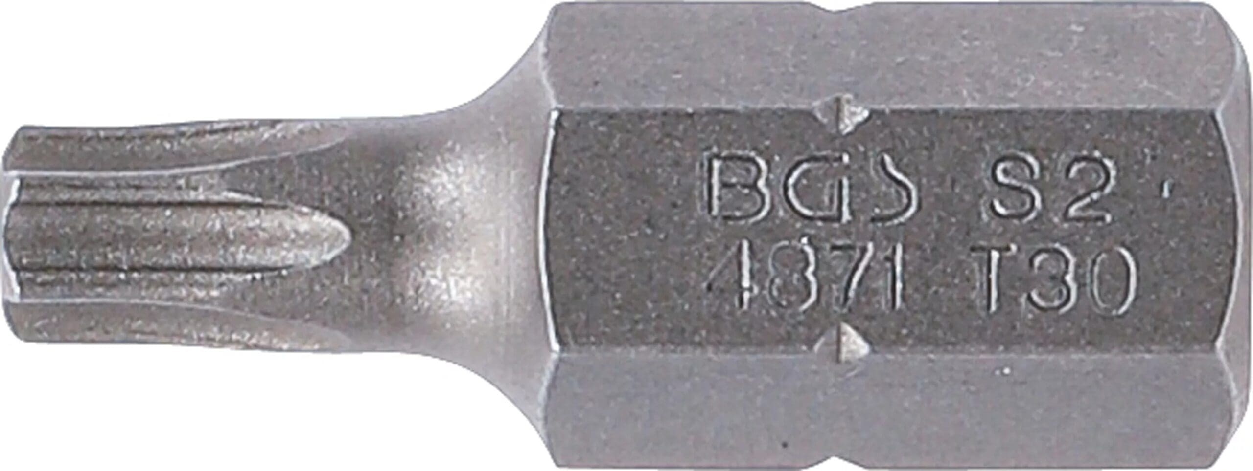 BGS technic Embout | Longueur 30 mm | 10 mm (3/8") | profil T (pour Torx) T30 BGS technic Embout | Longueur 30 mm | 10 mm (3/8") | profil T (pour Torx) T30