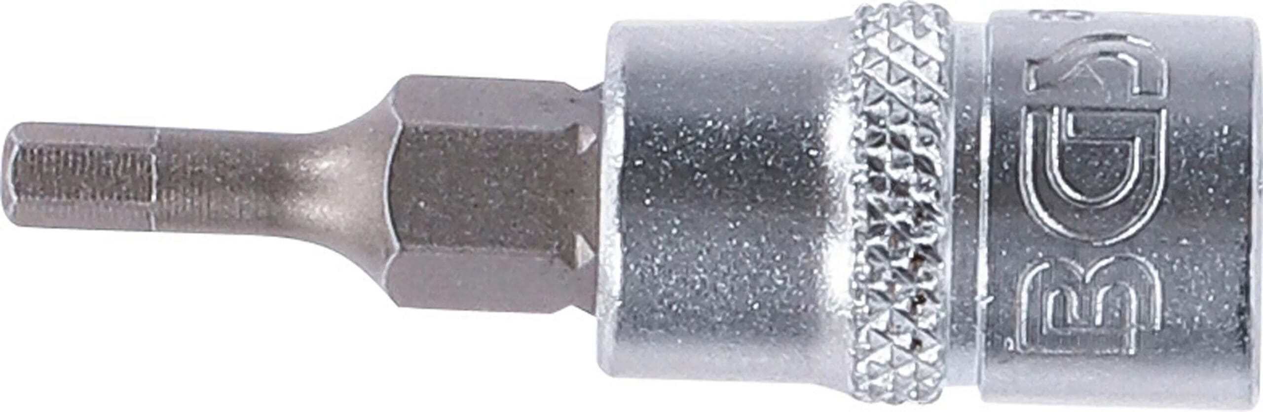 3 mm (1/4") | six pans femelle avec alésage 3 mm 3 mm (1/4") | six pans femelle avec alésage 3 mm