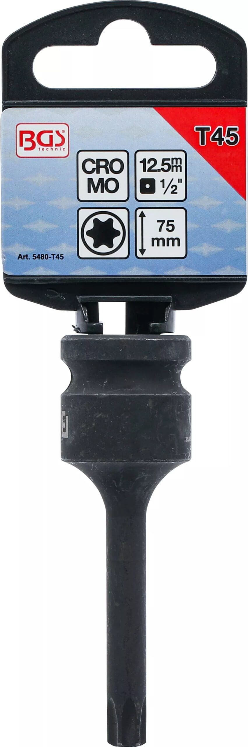 5 mm (1/2") | profil T (pour Torx) T45 5 mm (1/2") | profil T (pour Torx) T45