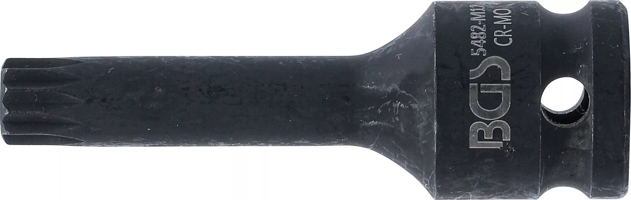 5 mm (1/2") | denture multiple intérieure (pour XZN) M12 5 mm (1/2") | denture multiple intérieure (pour XZN) M12