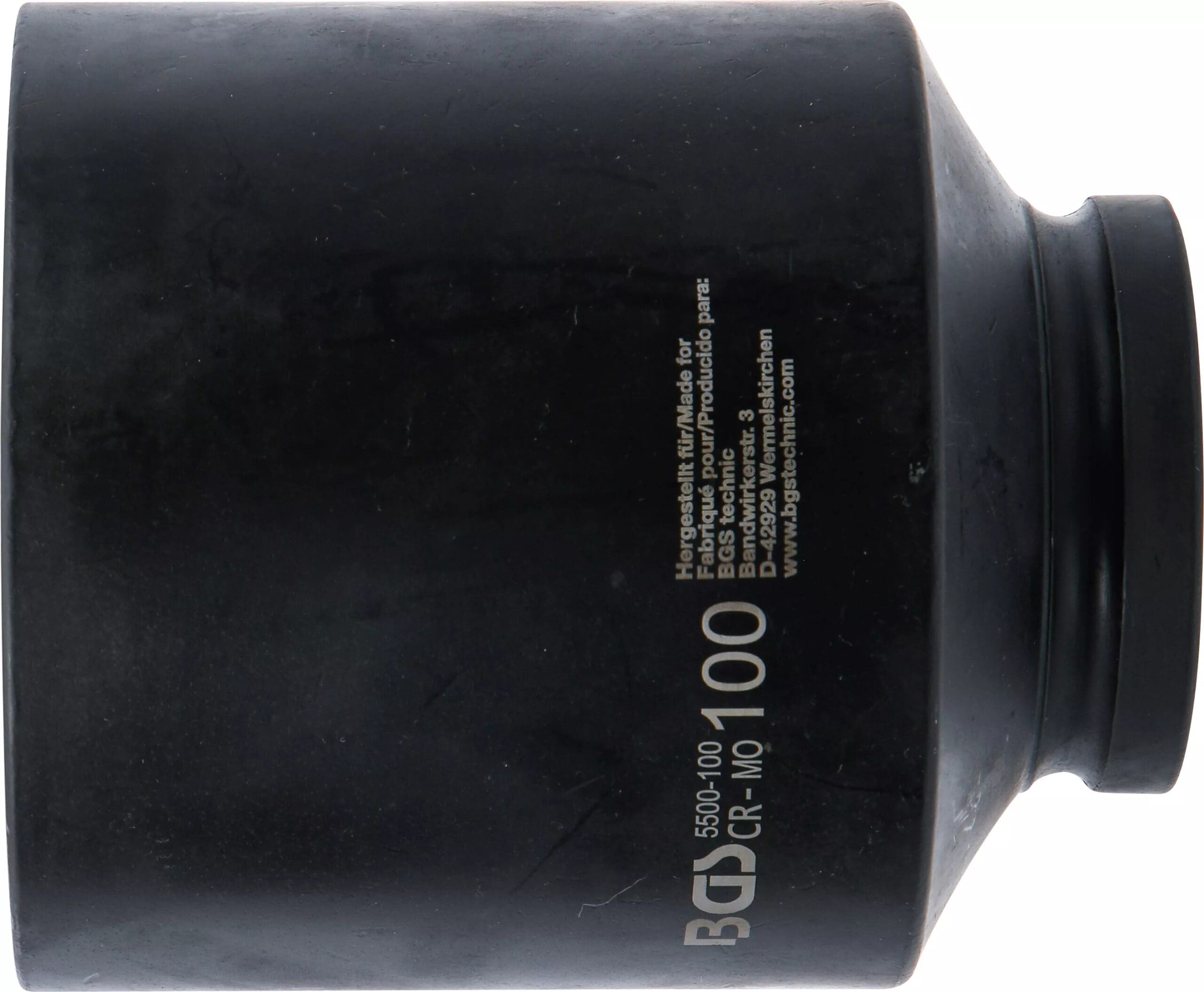 longue | 25 mm (1") | 100 mm longue | 25 mm (1") | 100 mm