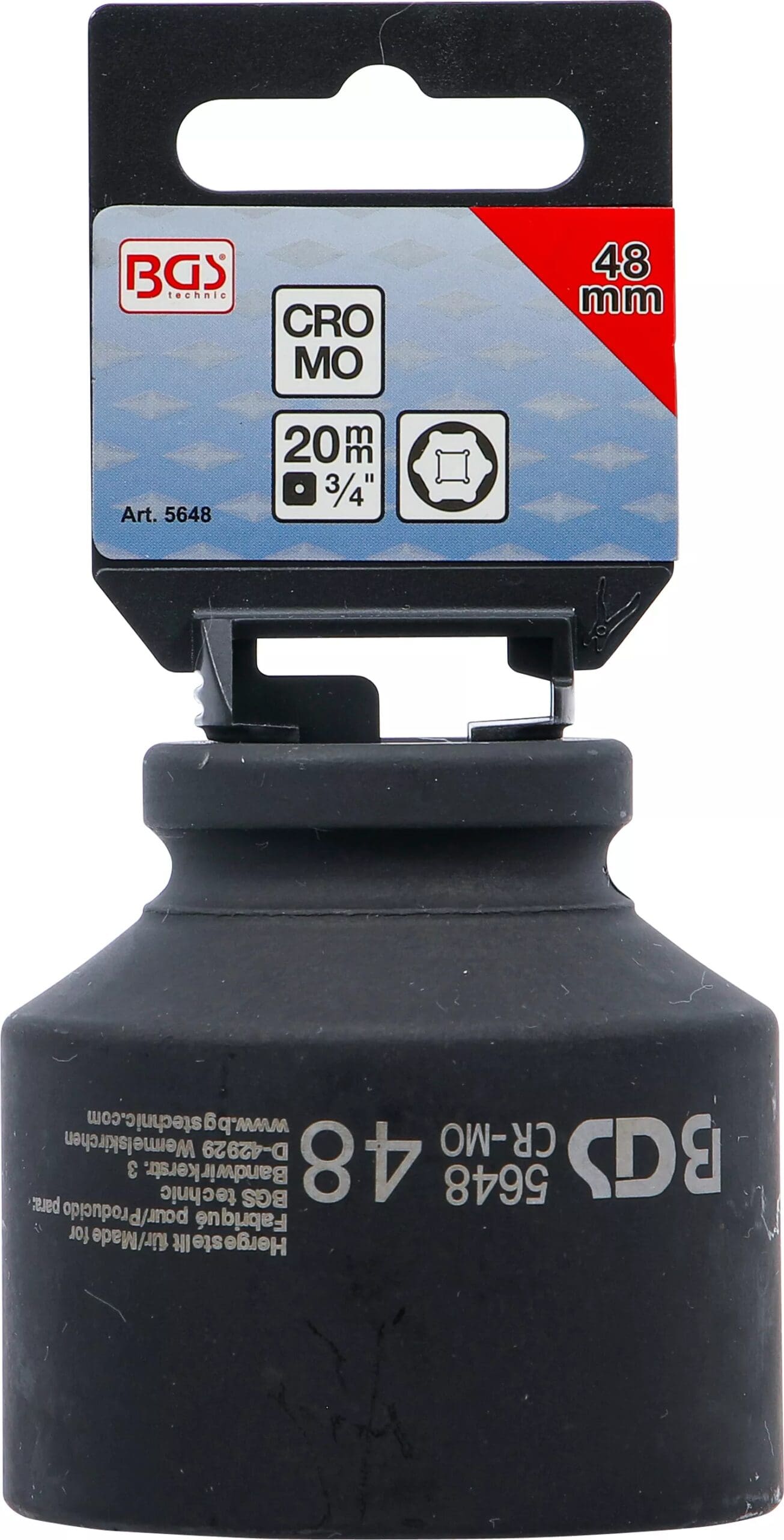 six pans | 20 mm (3/4") | 48 mm six pans | 20 mm (3/4") | 48 mm