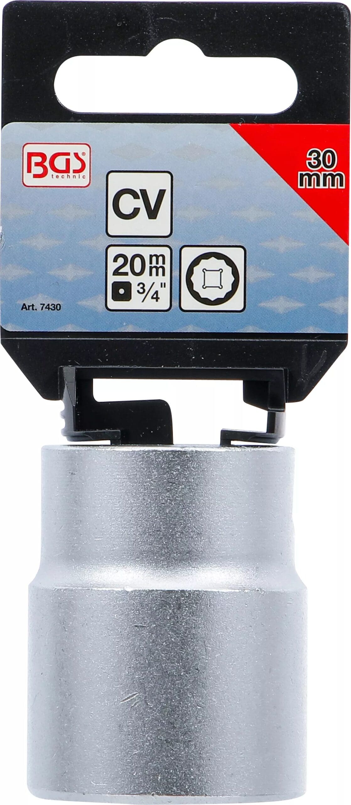 douze pans | 20 mm (3/4") | 30 mm douze pans | 20 mm (3/4") | 30 mm