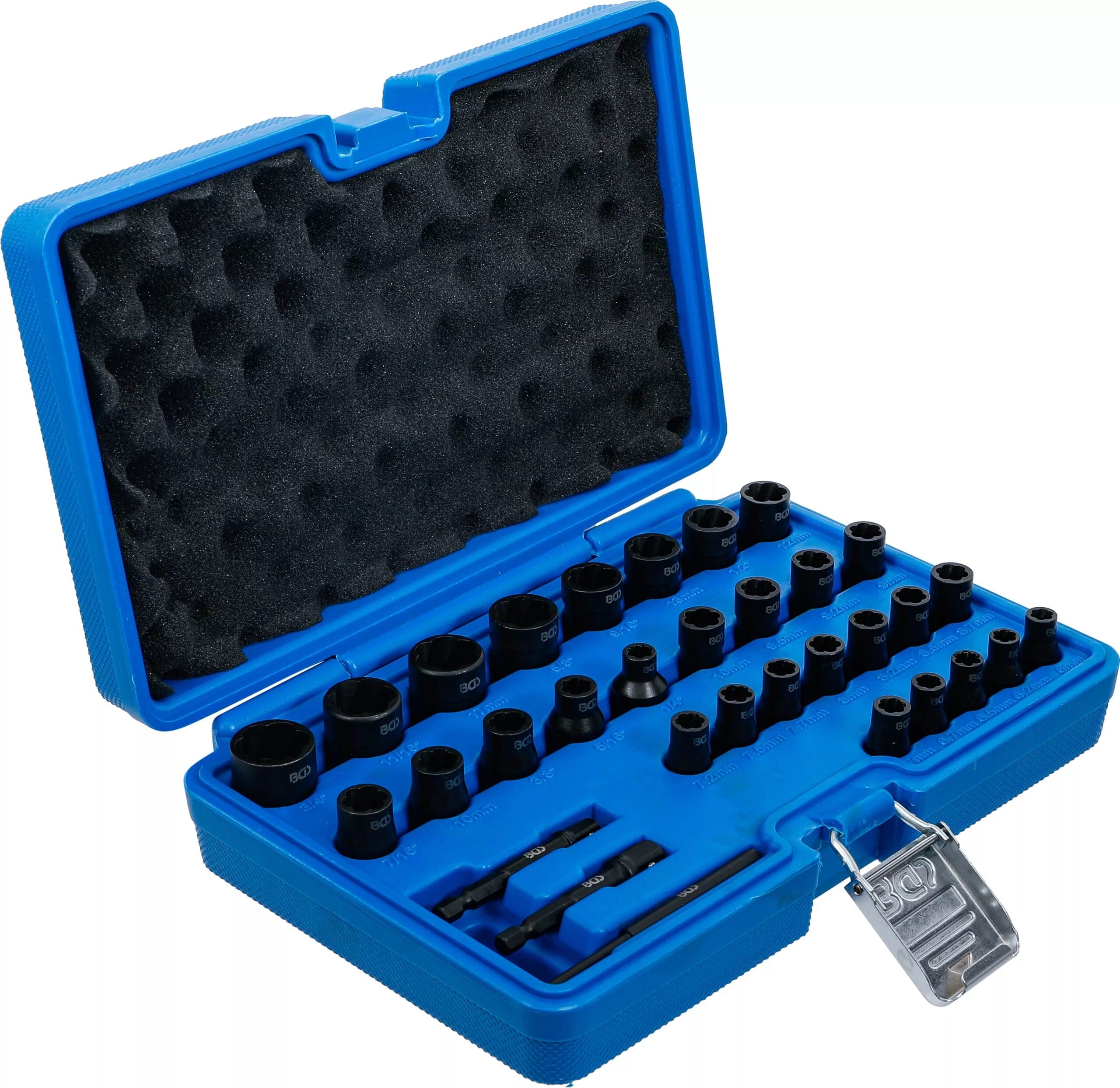 3 mm (1/4") / 10 mm (3/8") | métriques et pouces | 32 pièces 3 mm (1/4") / 10 mm (3/8") | métriques et pouces | 32 pièces