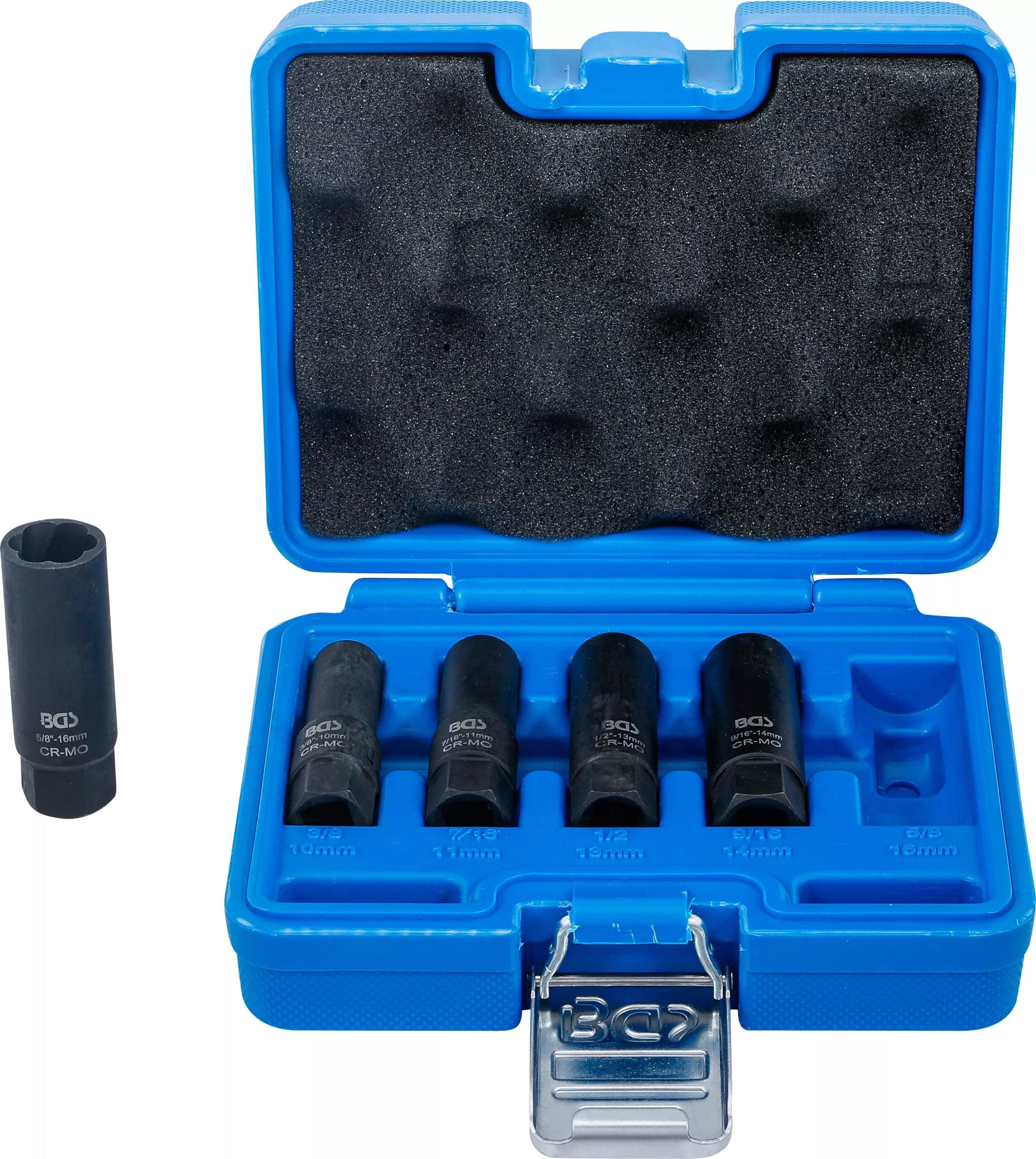 BGS technic Jeu de douilles spiralées/extracteur de vis