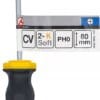 BGS technic Tournevis | cruciforme PH0 | longueur de la lame 80 mm