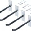 BGS technic Jeu de crochets muraux pour jantes | 250 mm | 4 pcs.
