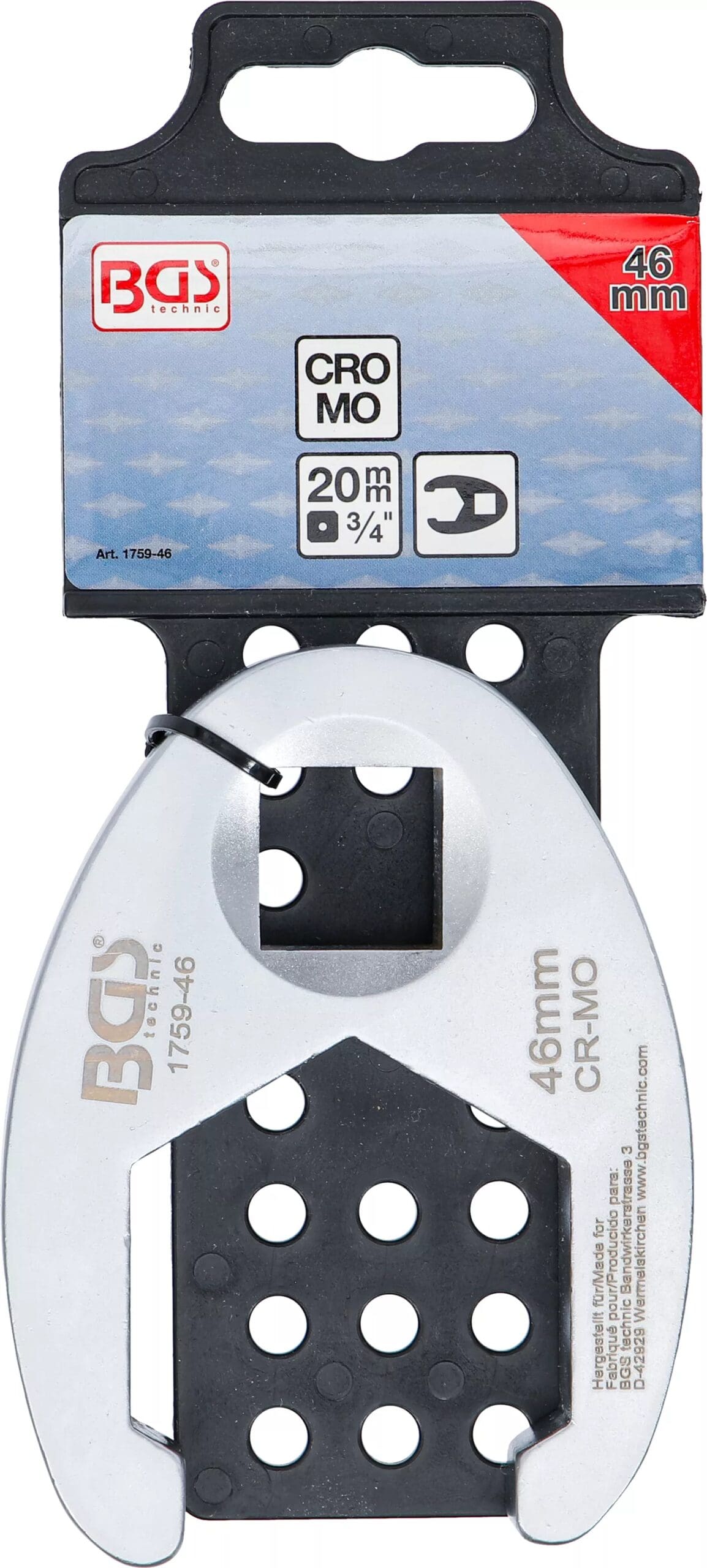 BGS technic Clé col de cygne | 20 mm (3/4) | 46 mm BGS technic Clé col de cygne | 20 mm (3/4) | 46 mm