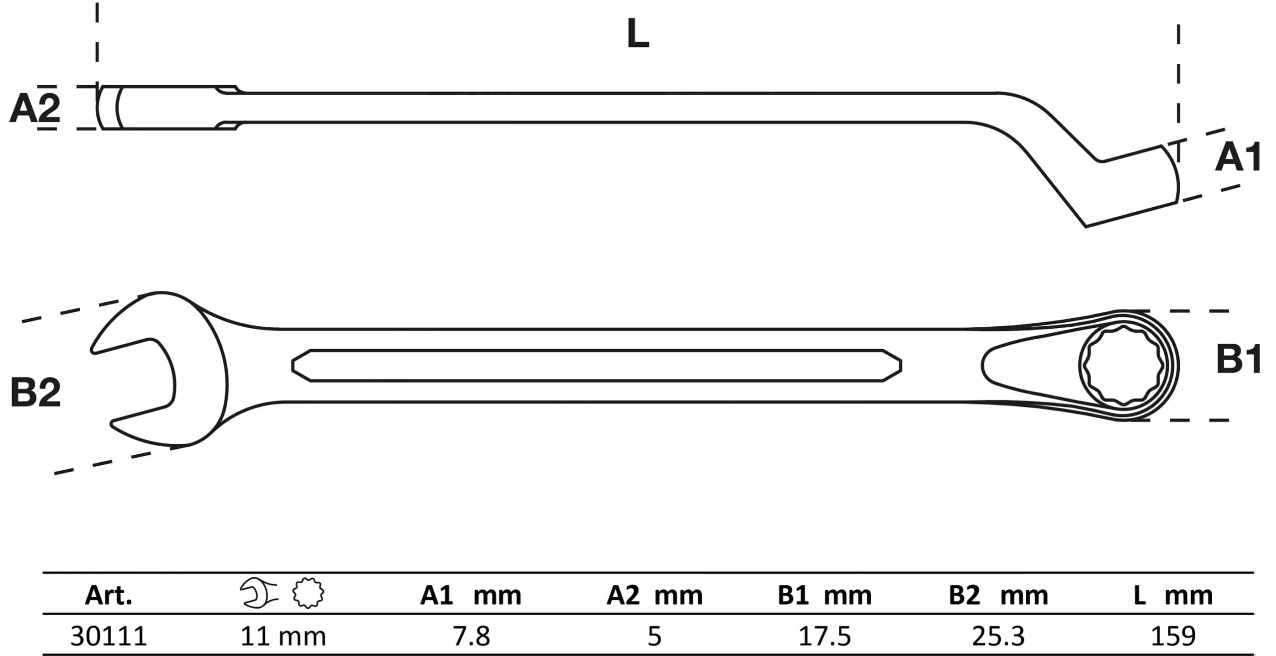 coudée | 11 mm coudée | 11 mm