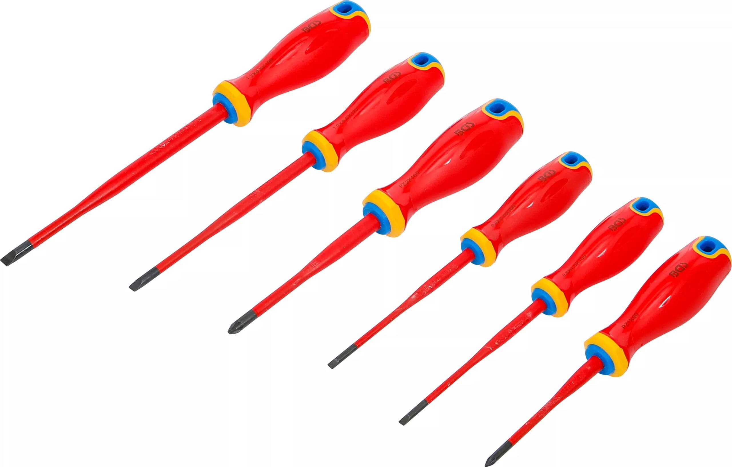 BGS technic Jeu de tournevis VDE | pointe extra fine | 6 pcs.
