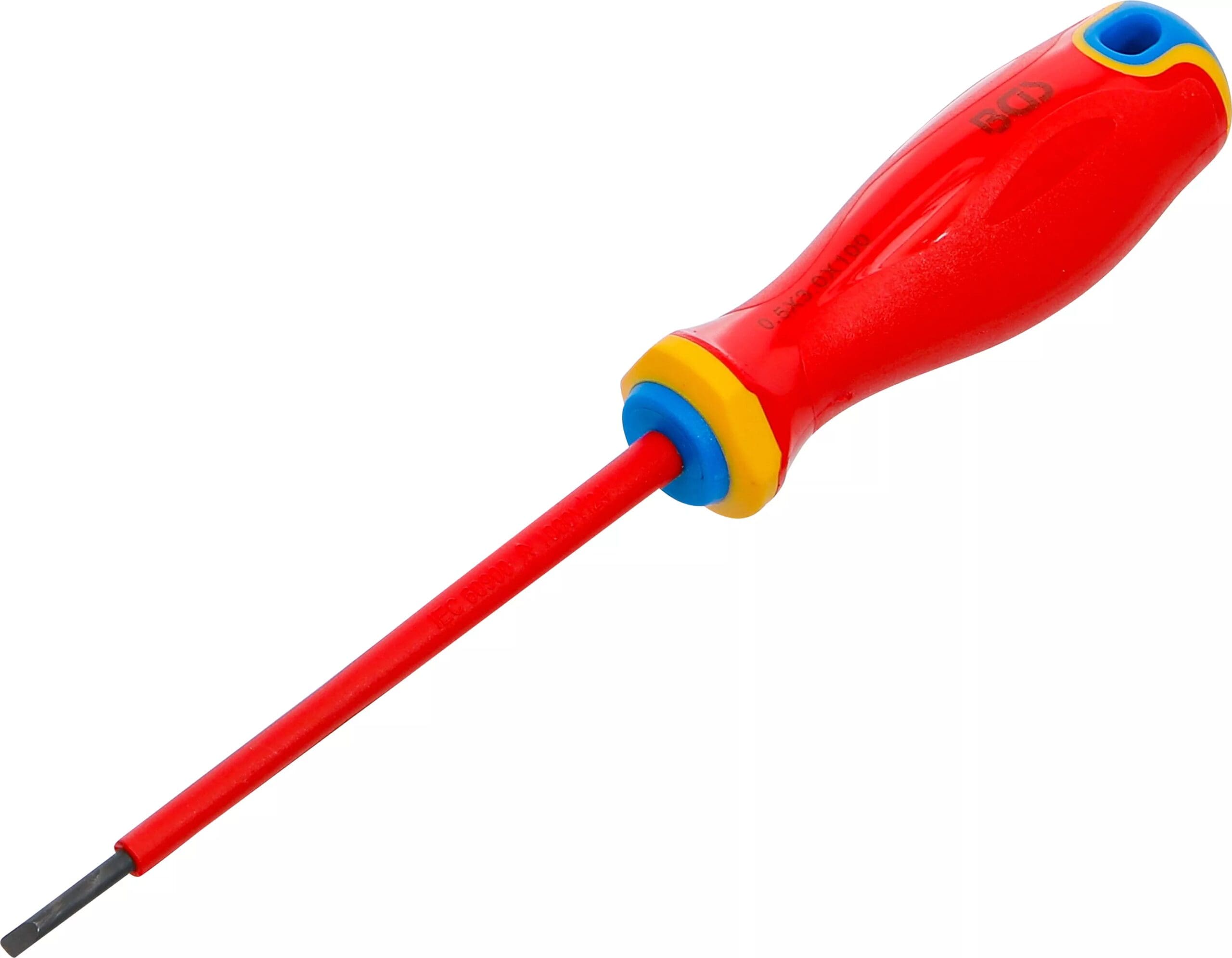 BGS technic Tournevis VDE | pointe extra fine | plat 3 mm
