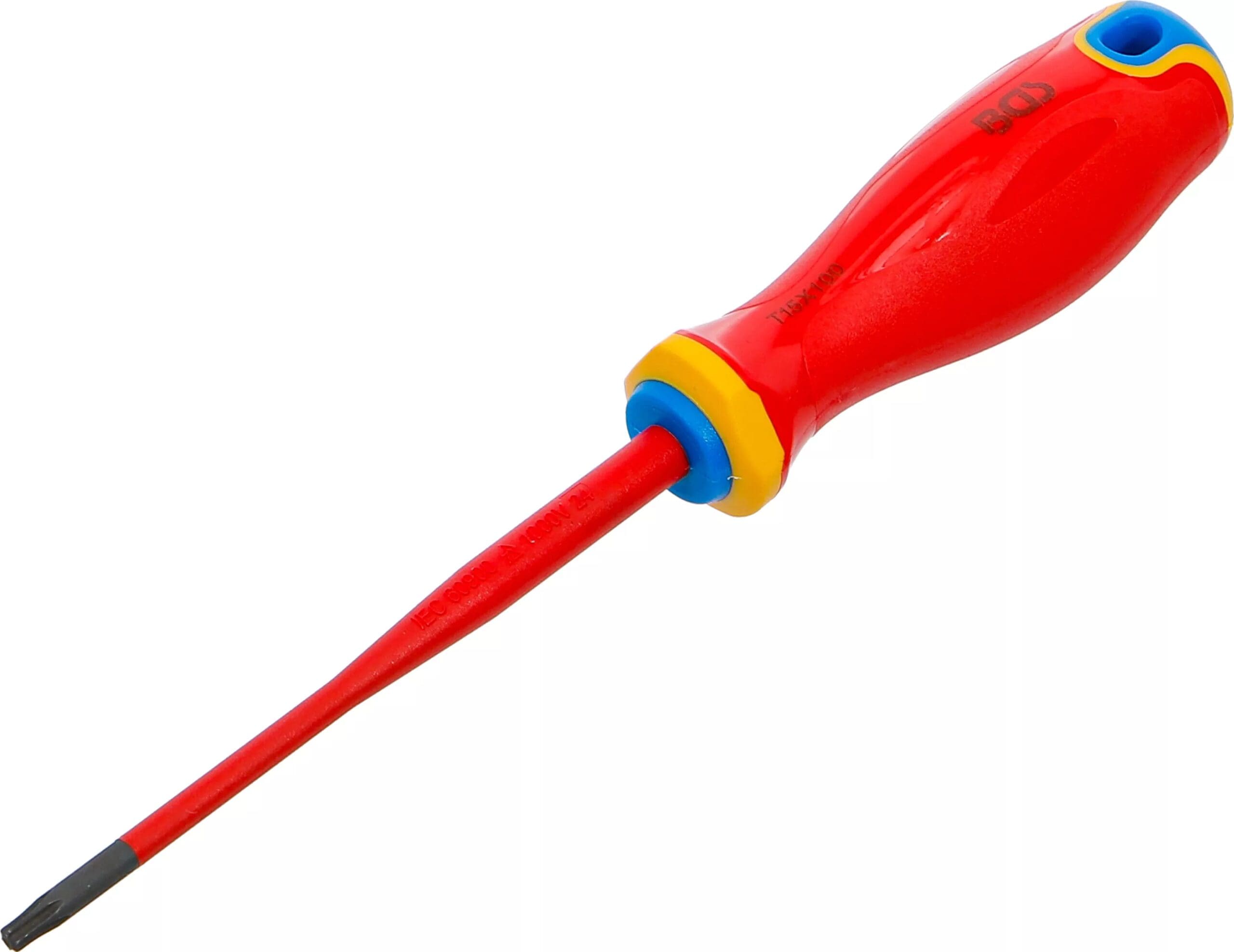BGS technic Tournevis VDE | pointe extra fine | profil T (pour Torx) T15