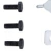 BGS technic Paire de pointes de rechange | droites | vis comprises | Pour art. 6736/6737