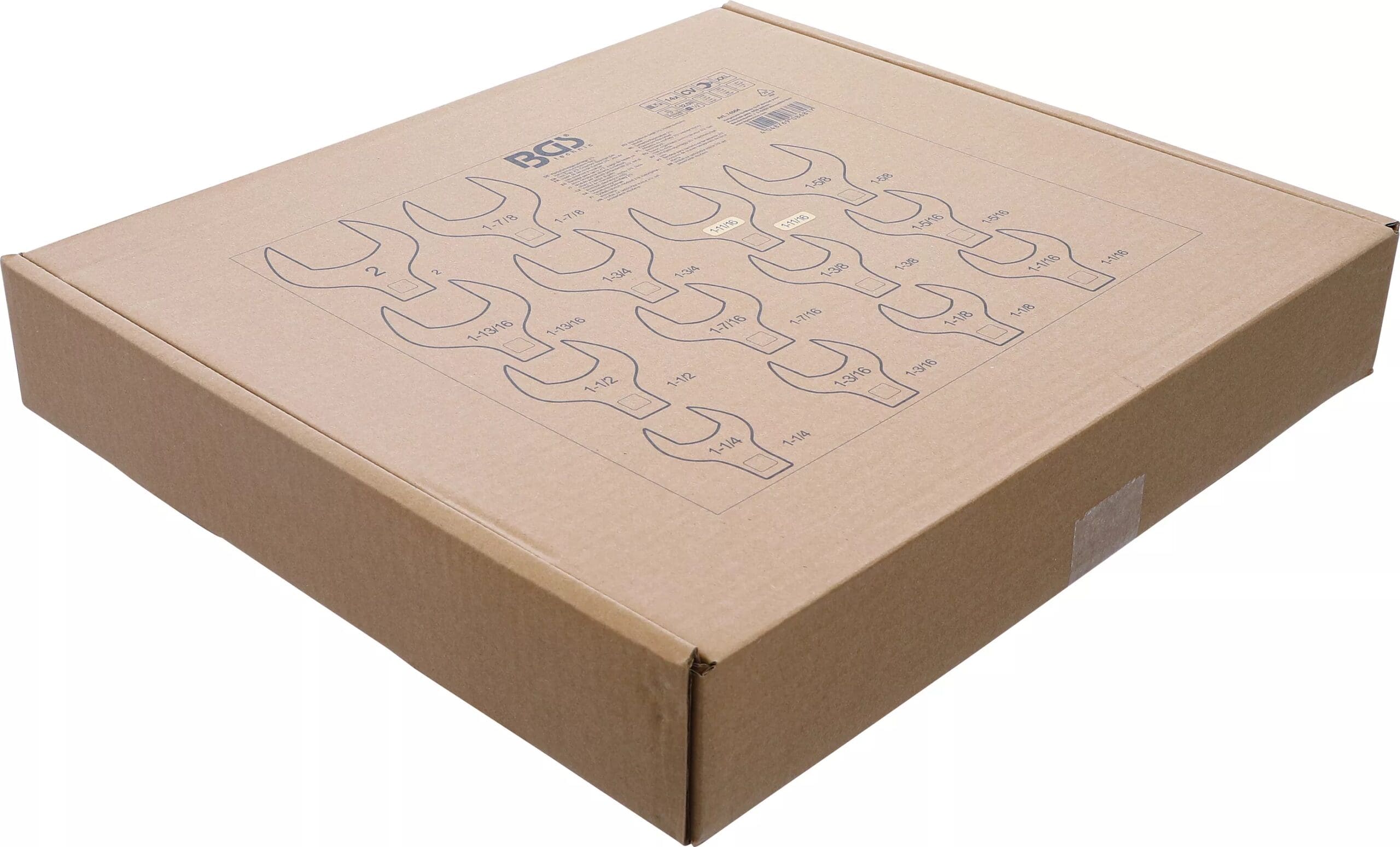 5 mm (1/2") | en pouce | 14 pièces 5 mm (1/2") | en pouce | 14 pièces