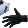 BGS technic Boîte de gants jetables | nitrile | avec adhérence supplémentaire | taille L | 100 pcs.