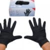 BGS technic Boîte de gants jetables | nitrile | avec adhérence supplémentaire | taille L | 100 pcs.