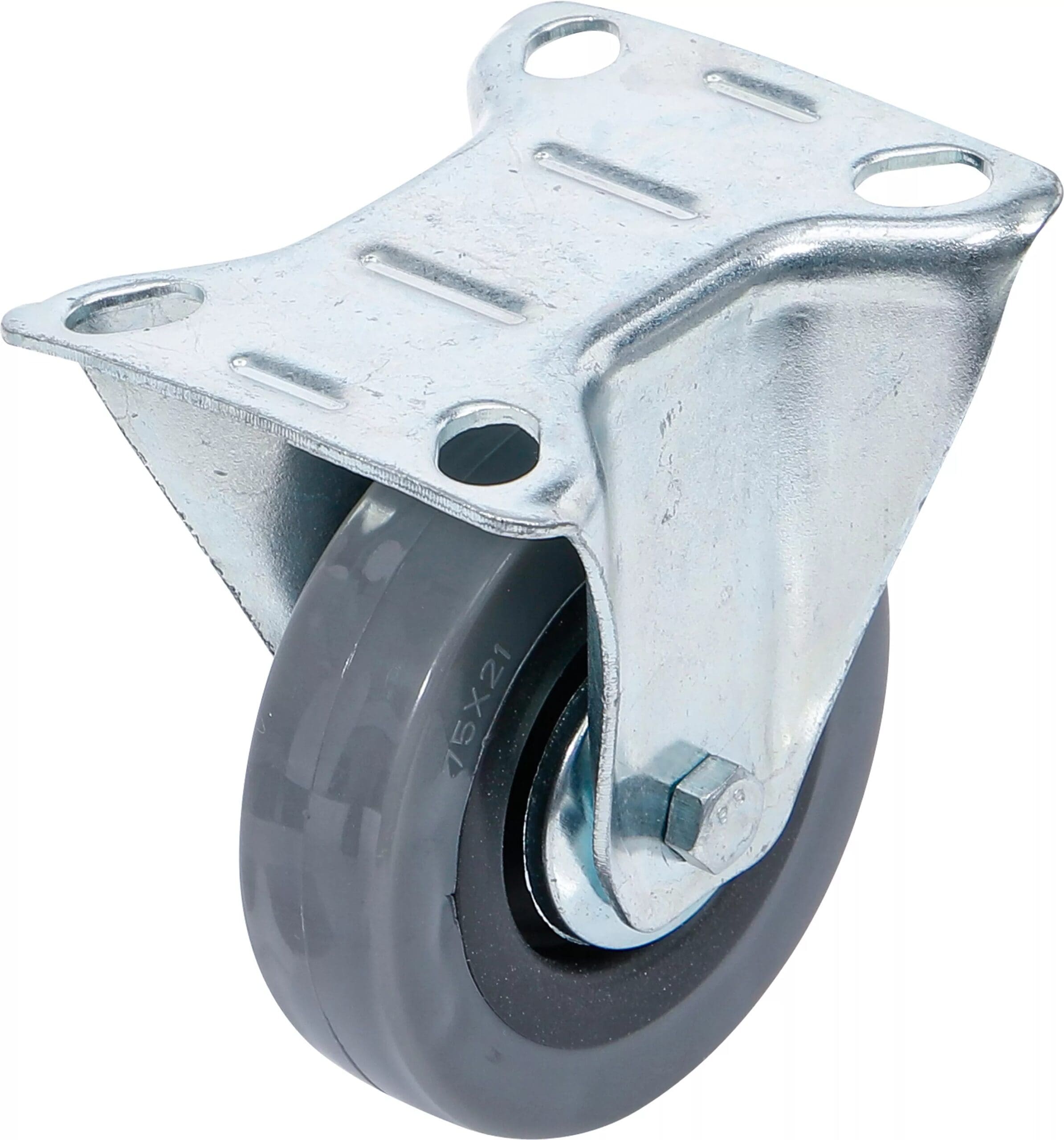 BGS technic Roue fixe | avec socle à visser | Ø 75 mm BGS technic Roue fixe | avec socle à visser | Ø 75 mm