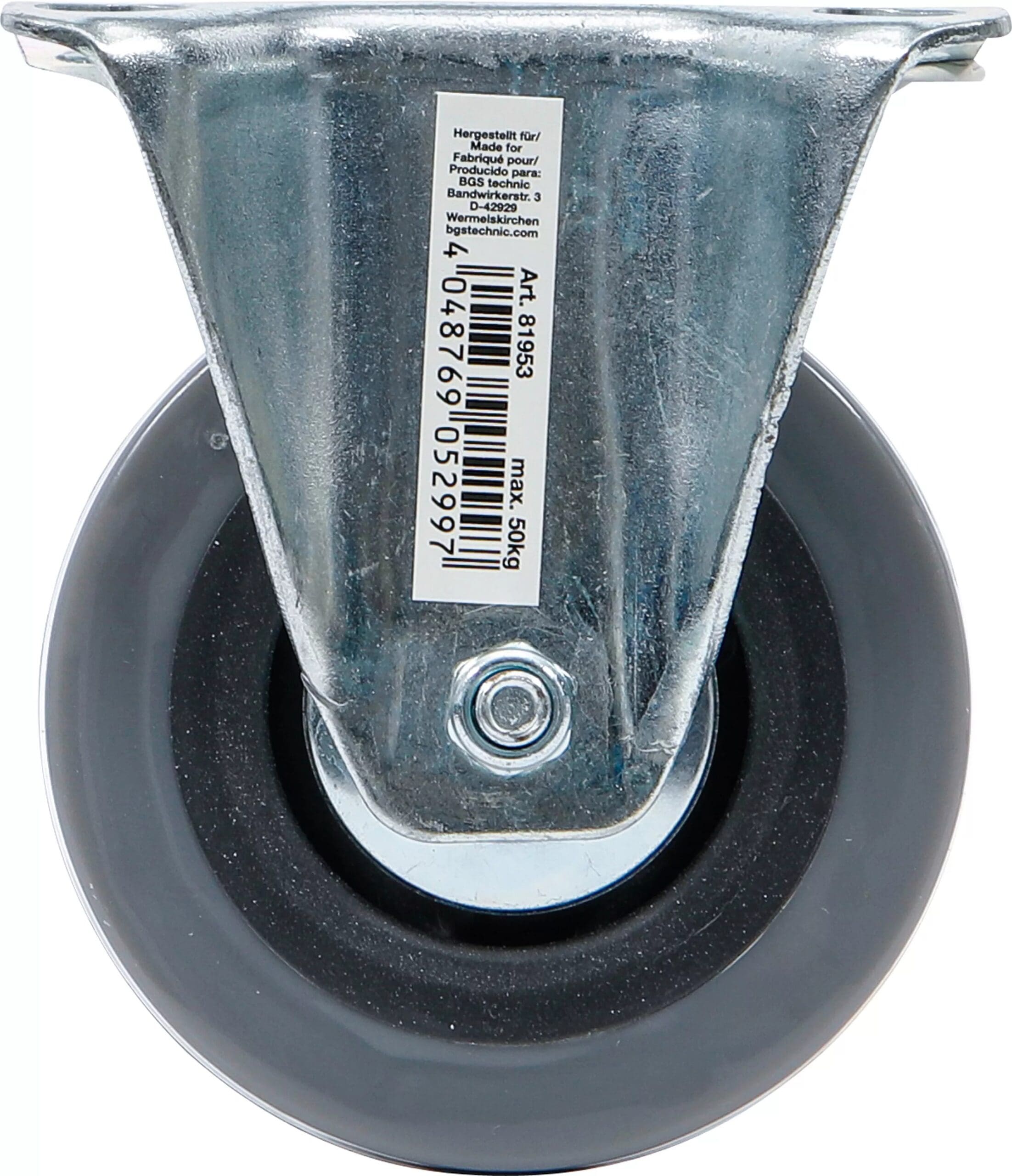 BGS technic Roue fixe | avec socle à visser | Ø 75 mm BGS technic Roue fixe | avec socle à visser | Ø 75 mm