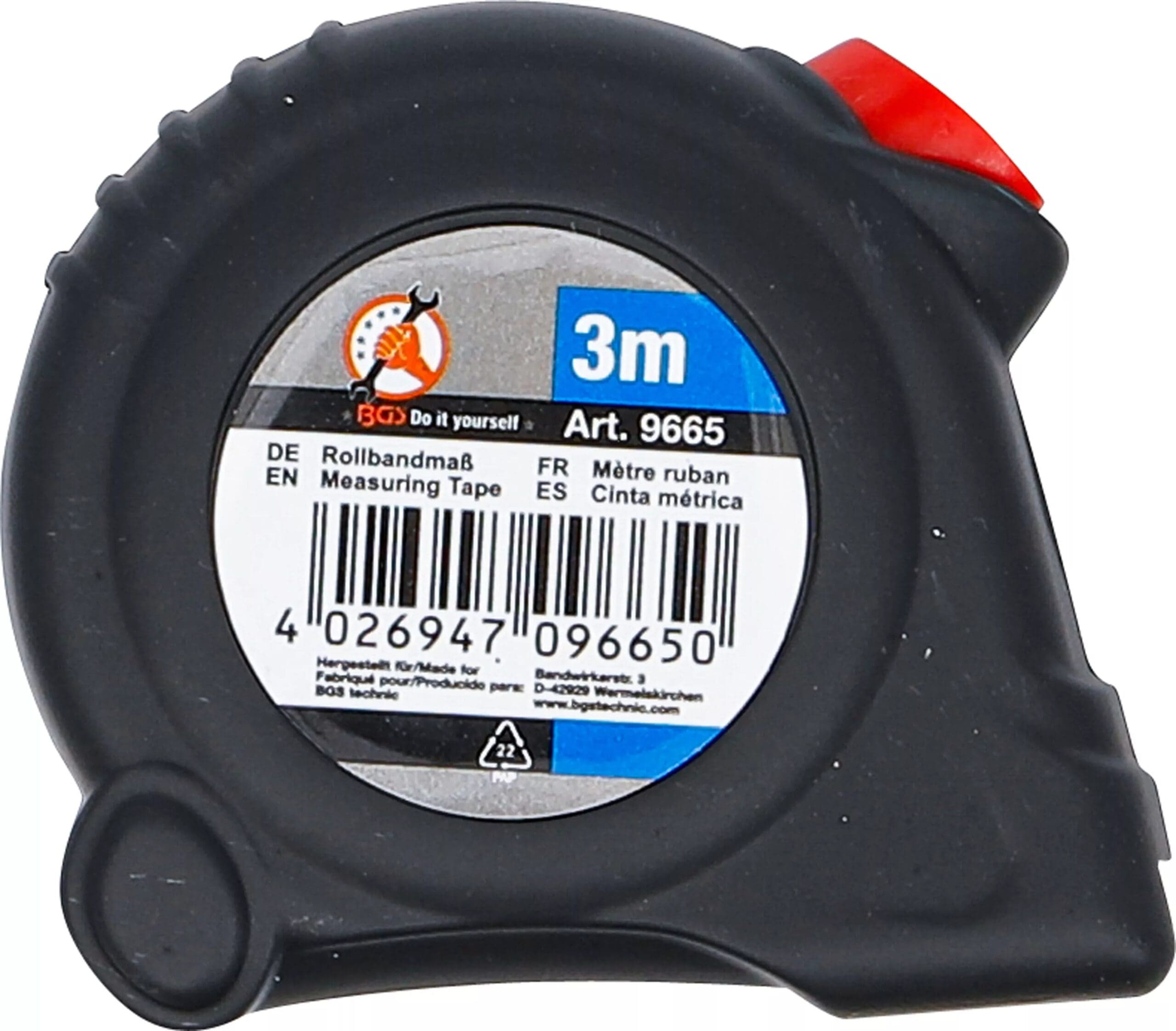 BGS technic Mètre ruban | 16 mm x 3 m BGS technic Mètre ruban | 16 mm x 3 m