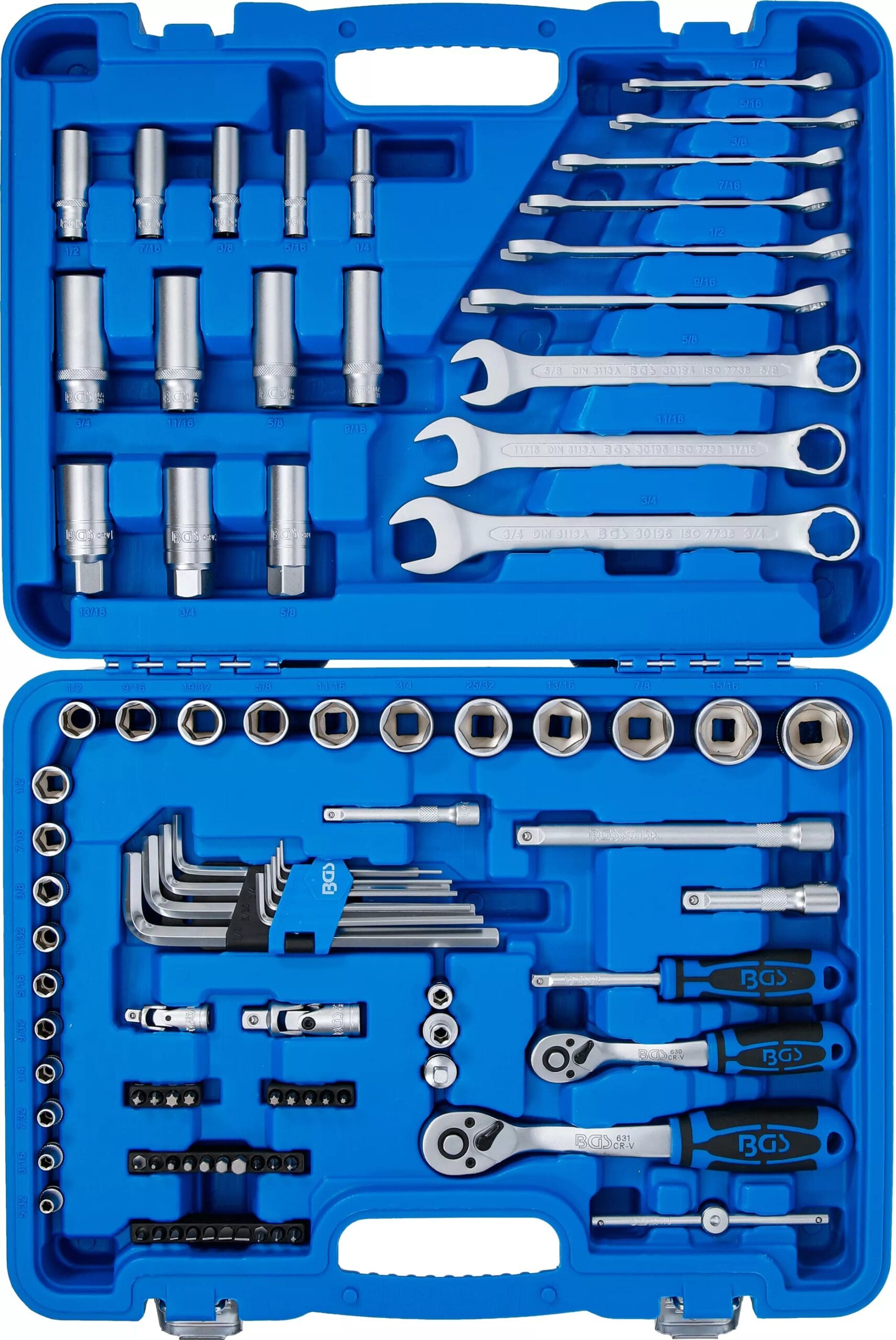 3 mm (1/4") / 10 mm (3/8") | pouces | 92 pièces 3 mm (1/4") / 10 mm (3/8") | pouces | 92 pièces
