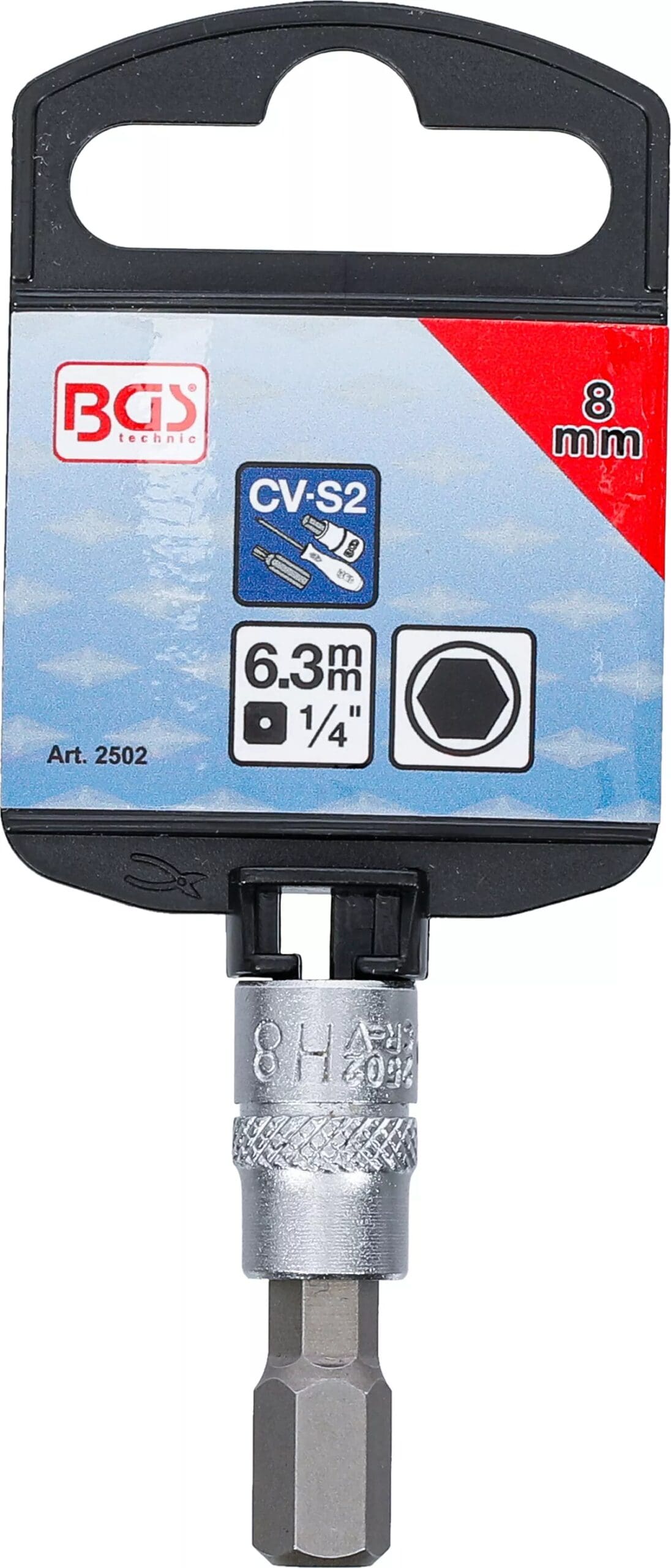 3 mm (1/4") | six pans intérieurs 8 mm 3 mm (1/4") | six pans intérieurs 8 mm