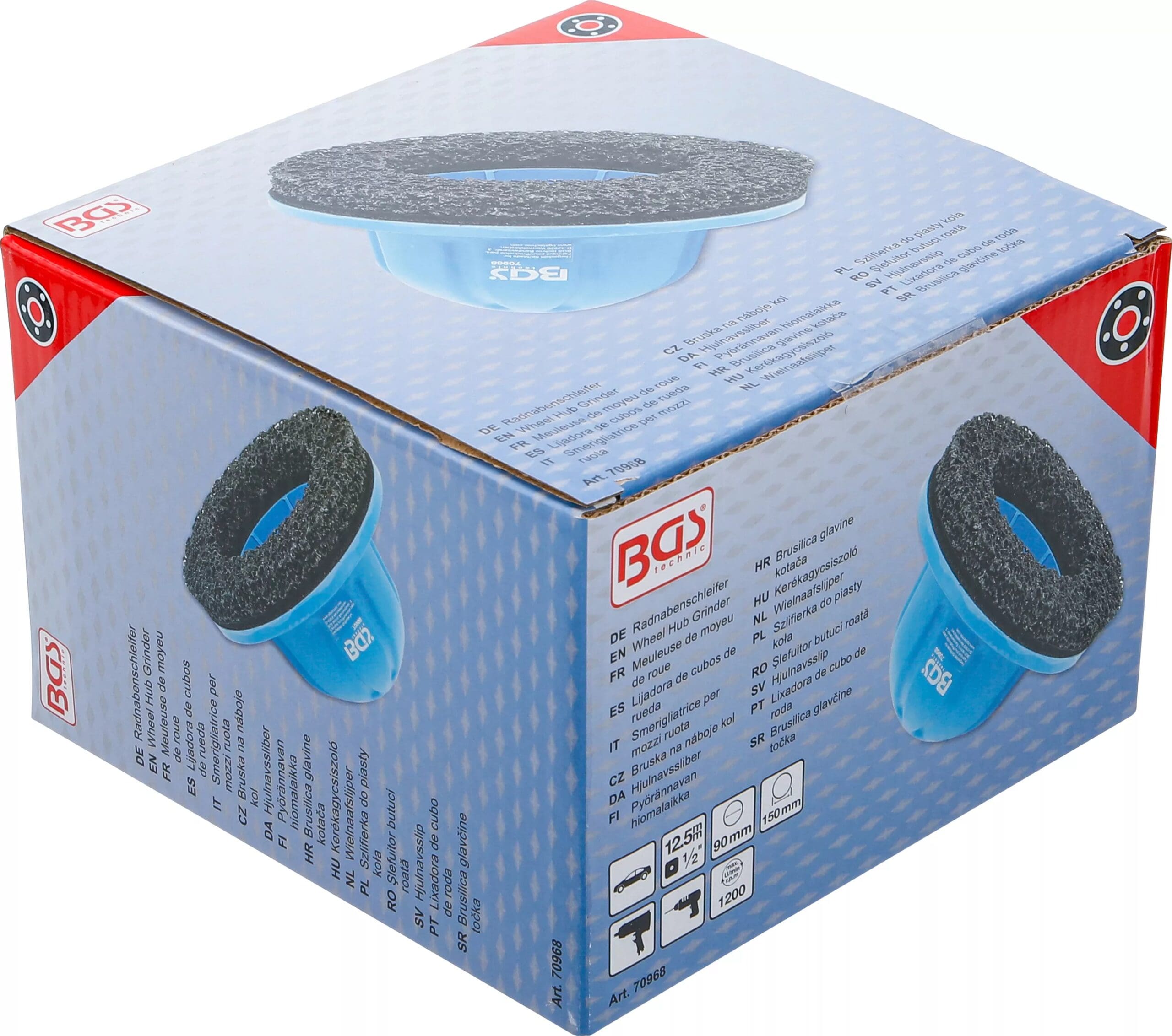 BGS technic Meuleuse de moyeu de roue | Exécution plastique | Ø intérieur 90 mm BGS technic Meuleuse de moyeu de roue | Exécution plastique | Ø intérieur 90 mm