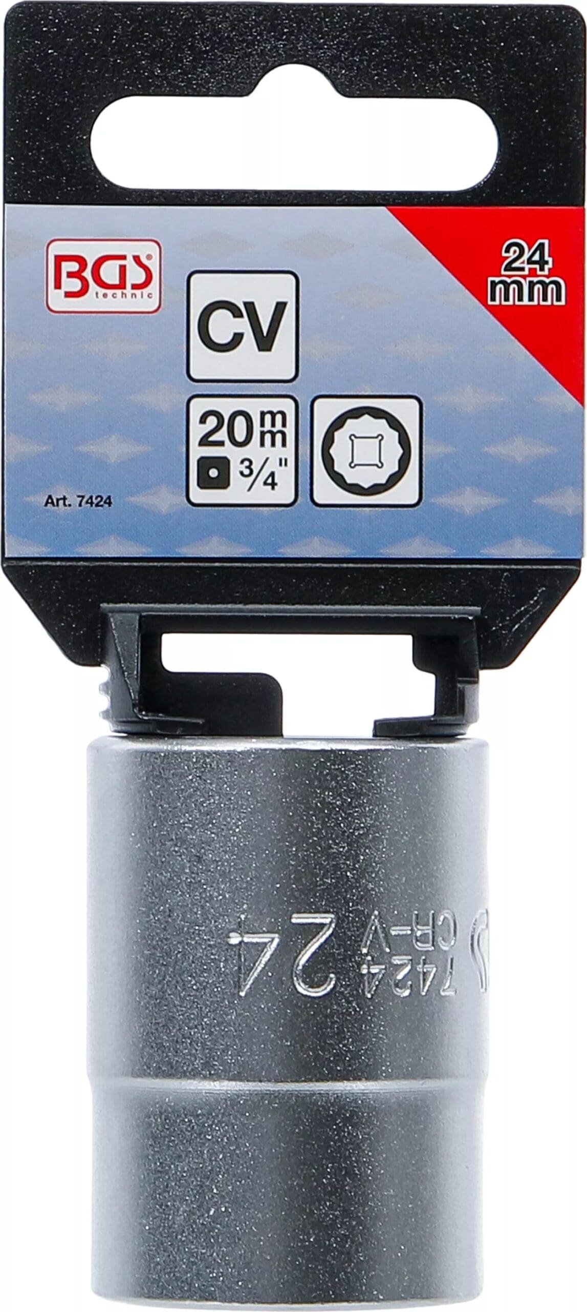 douze pans | 20 mm (3/4") | 24 mm douze pans | 20 mm (3/4") | 24 mm