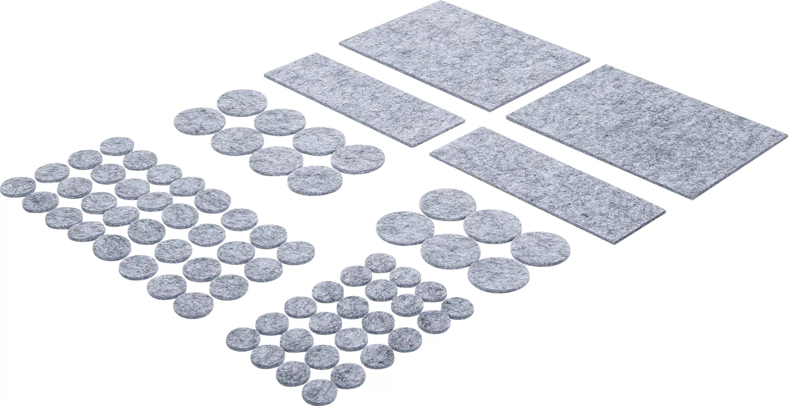 BGS technic Jeu de protections antidérapants | gris tacheté | 80 pièces