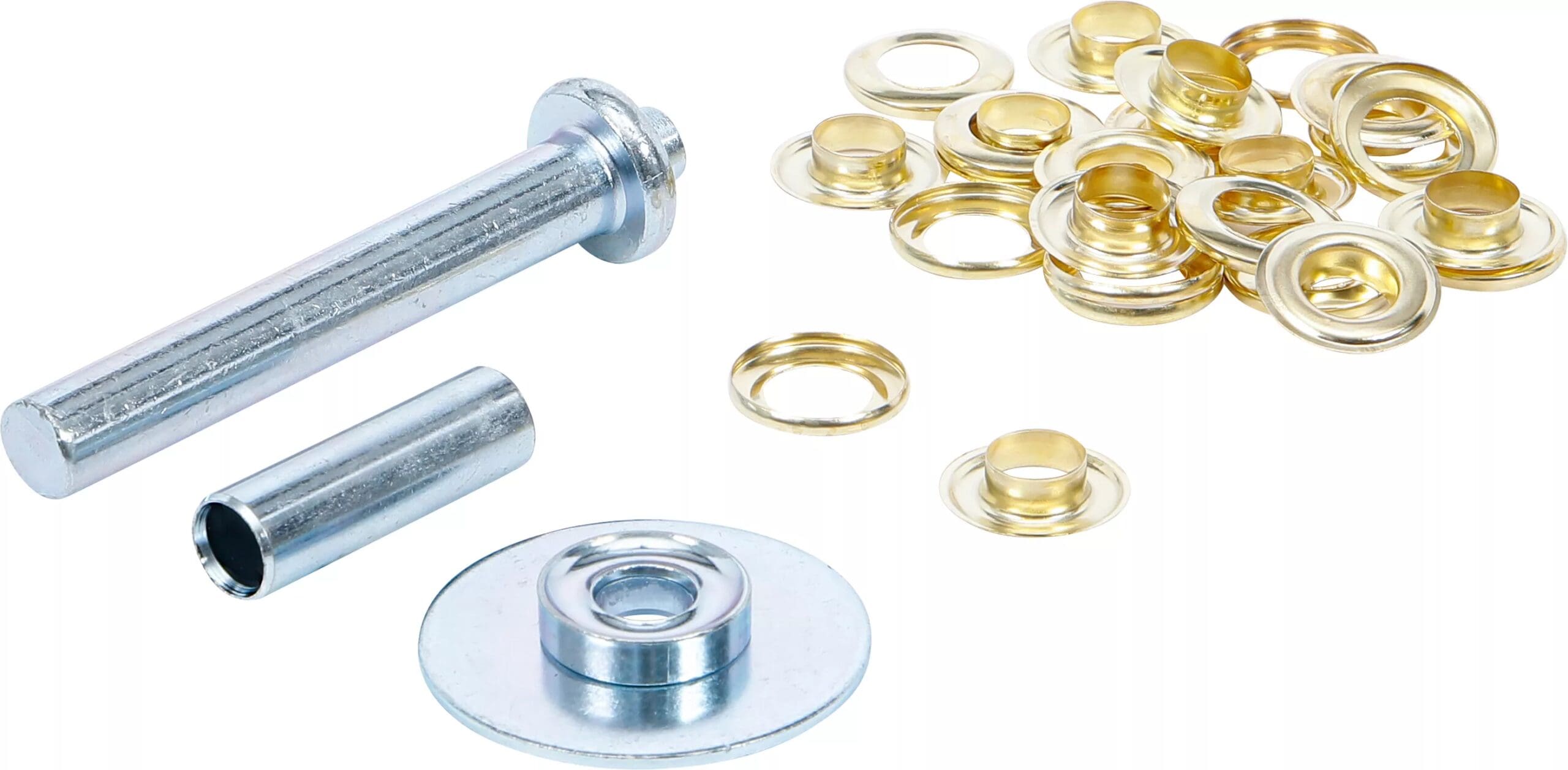 BGS technic Assortiment de installation d'œillet | 15 pièces