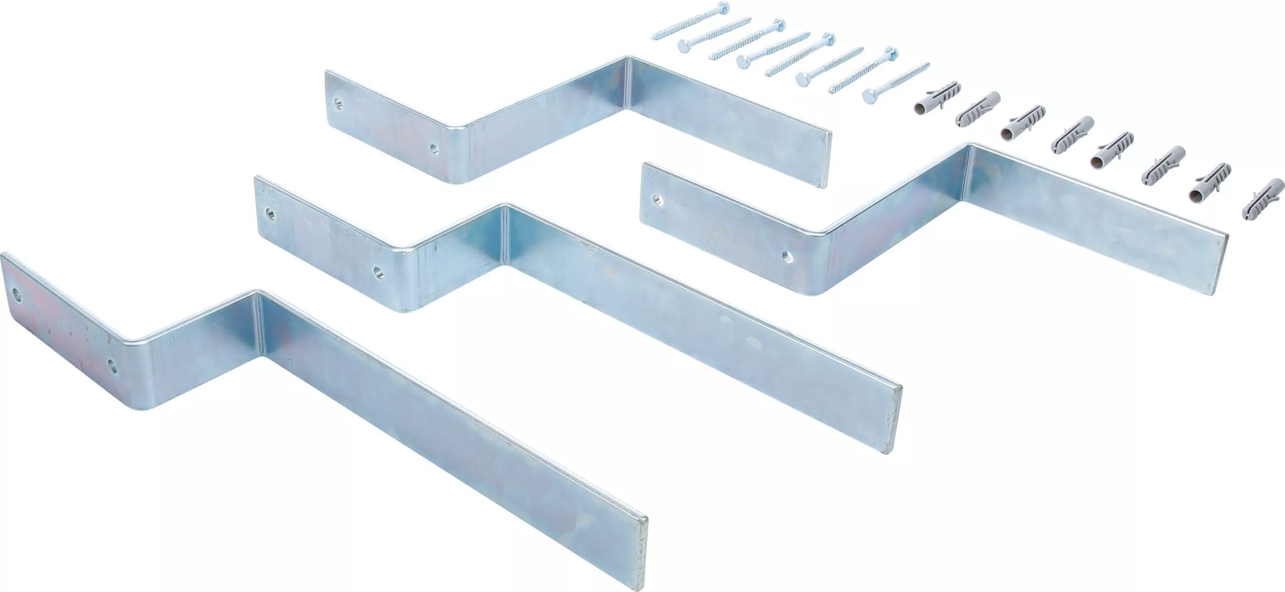 BGS technic Jeu de crochets muraux | pour jeu de table de pique-nique | 4 pcs. BGS technic Jeu de crochets muraux | pour jeu de table de pique-nique | 4 pcs.