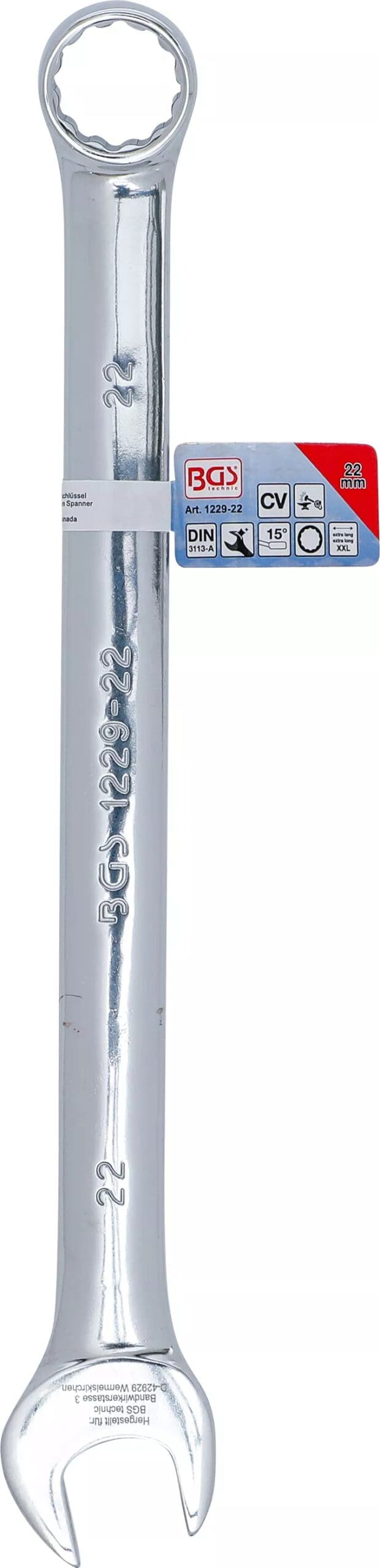 BGS technic Clé mixte | extra longue | 22 mm BGS technic Clé mixte | extra longue | 22 mm